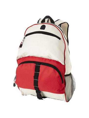 Plecak Utah, czerwony / złamana biel
