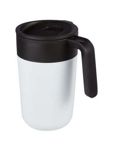 Nordia kubek o podwójnej ściance, 400 ml, biały