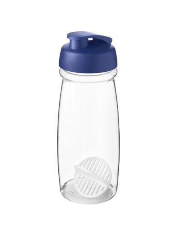 Shaker H2O Active Pulse o pojemności 600 ml, niebieski / przezroczysty