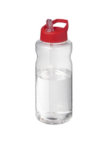 H2O Active® Big Base bidon z dzióbkiem o pojemności 1 litra, czerwony