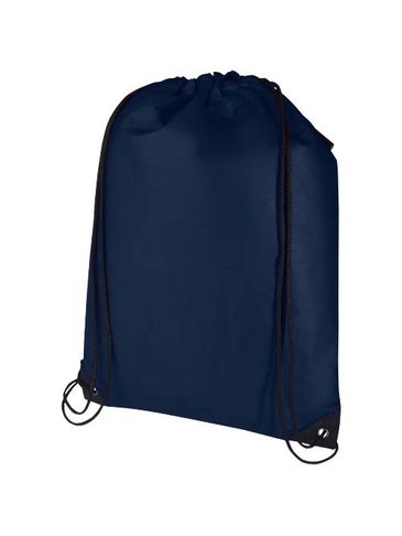 Evergreen torba ściągana sznurkiem o pojemności 5 l z włókiny z recyklingu z certyfikatem GRS, granatowy