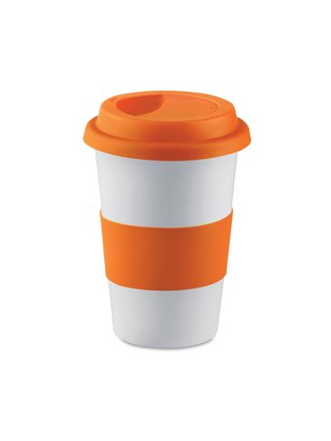 TRIBECA - Ceramiczny kubek z przykrywką