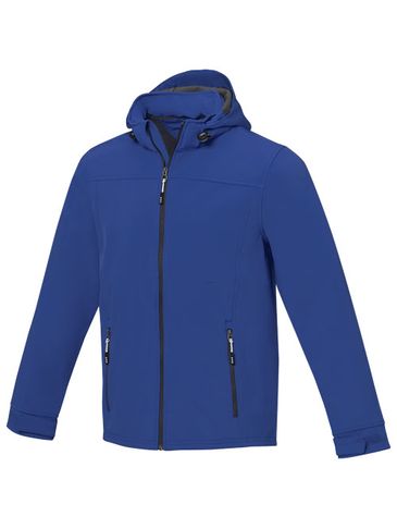 Męska kurtka softshell Langley, niebieski