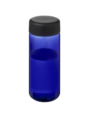 Bidon H2O Active® Octave Tritan™ o pojemności 600 ml z zakrętką, niebieski / czarny