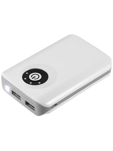 Powerbank 6600 mAh Vault, biały