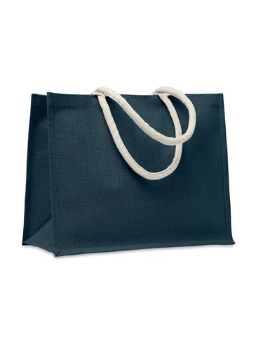 AURA - Torba jutowa, bawełn. uchwyt