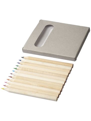 12-elementowy zestaw kredek Tallin, jasnoszary