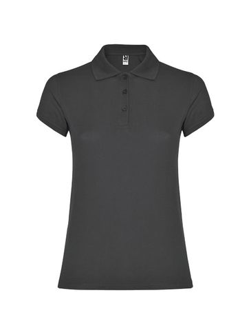 Star koszulka damska polo z krótkim rękawem, dark lead