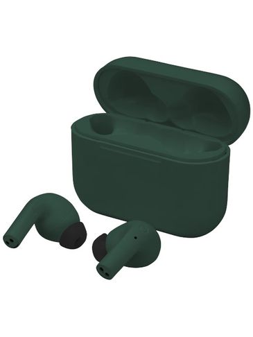 Automatycznie parujące się prawidziwie bezprzewodowe słuchawki douszne Braavos 2, green flash