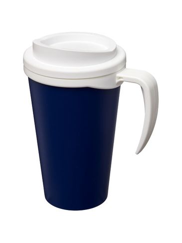 Kubek termiczny z serii Americano® Grande o pojemności 350 ml, niebieski / biały