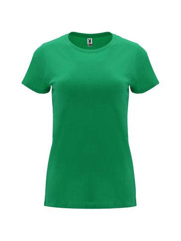Capri koszulka damska z krótkim rękawem, kelly green