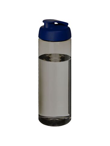 H2O Active® Eco Vibe 850 ml, bidon sportowy z odchylaną pokrywką, ciemnografitowy / niebieski