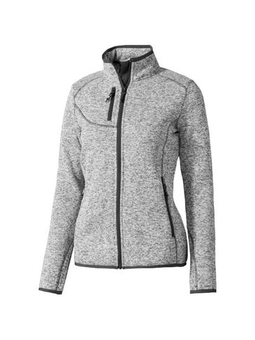 Damska kurtka dzianinowa Tremblant, szary melanż