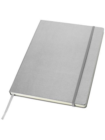 Notes A4 Executive w twardej okładce, srebrny
