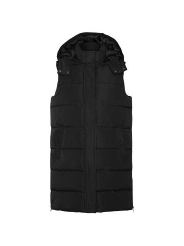 Reine ocieplana kamizelka damska, czarny