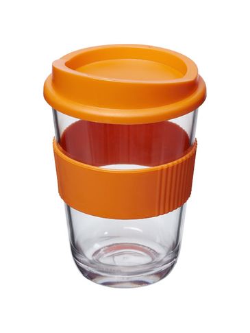 Kubek Americano® Cortado o pojemności 300 ml z uchwytem, pomarańczowy