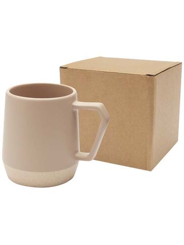 Dolce kubek ceramiczny o pojemności 300 ml z matowym wykończeniem, oatmeal