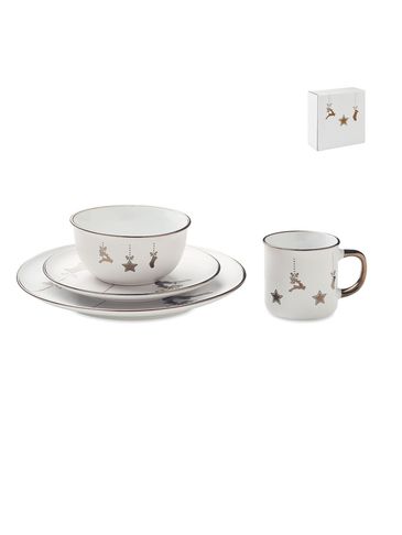 ERAMIK - Zestaw ceramiczny 4 elementowy