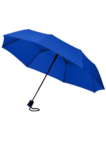 Automatyczny parasol składany Wali 21", błękit królewski