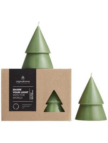 Orginal Home świeca choinkowa matcha – M, zielony melanż