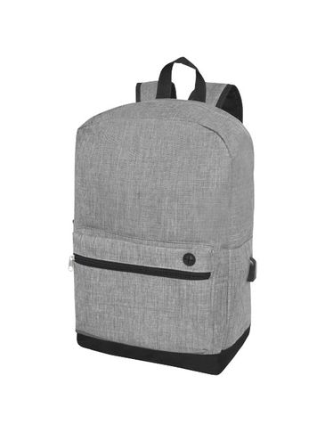 Biznesowy plecak na laptopa 15,6 cala Hoss, heather medium grey