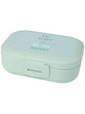 Pudełko na przekąski Amuse Plus® z zapięciem bio, zielony szałwiowy