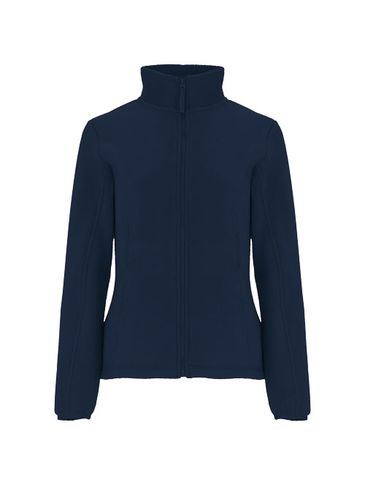 Artic damska kurtka polarowa z zamkiem błyskawicznym na całej długości, navy blue