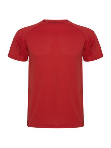 Montecarlo sportowa koszulka męska z krótkim rękawem, czerwony