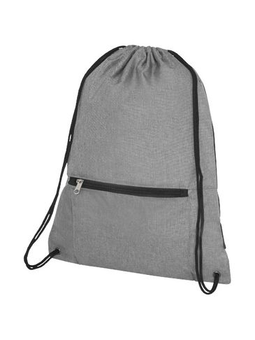 Składany plecak Hoss ściągany sznurkiem, heather medium grey