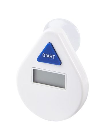 Guitty cyfrowy czasomierz prysznicowy, biały