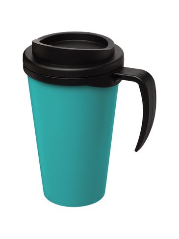 Kubek termiczny z serii Americano® Grande o pojemności 350 ml, błękitny / czarny