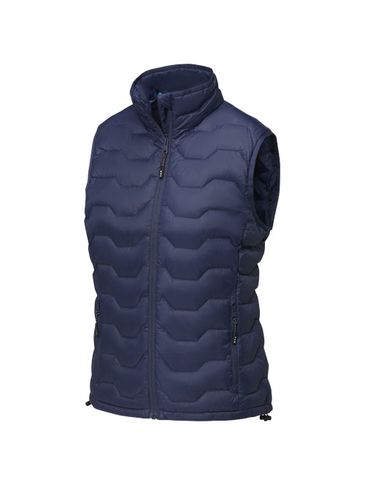 Epidote damska ocieplana kamizelka z recyklingu, z certyfikatem GRS, granatowy