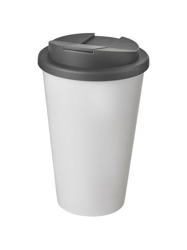 Americano® 350 ml tumbler with spill-proof lid, biały / szary