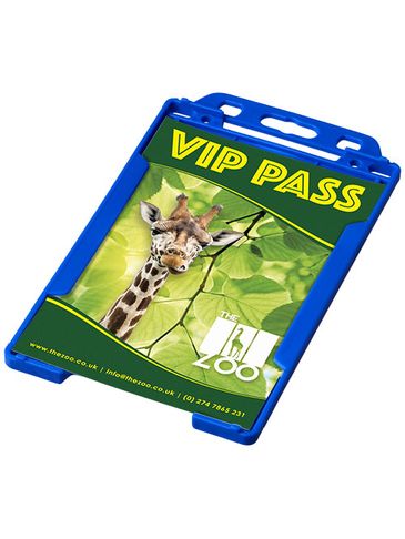 Uchwyt na plakietkę Pierre, niebieski