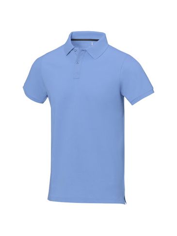 Męskie polo Calgary z krótkim rękawem, jasnoniebieski
