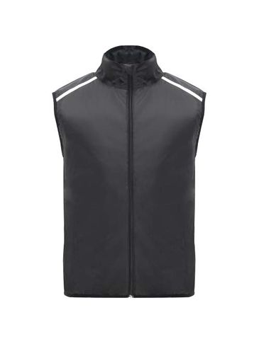 Jannu lekki ocieplacz unisex do biegania, czarny