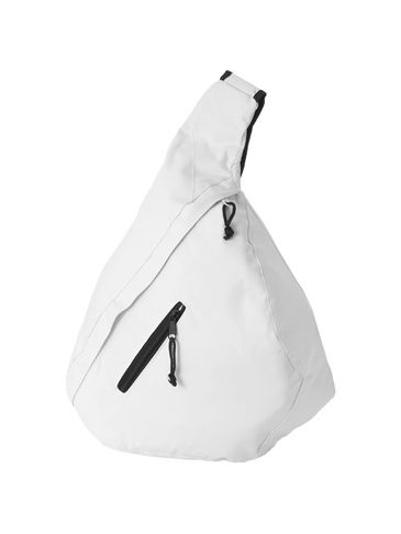 Trójkątny plecak miejski Brooklyn, biały