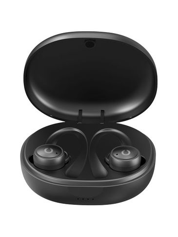 Sportowe słuchawki douszne Prixton TWS160S Bluetooth® 5.0, czarny
