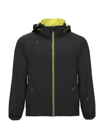 Siberia kurtka unisex typu softshell, czarny