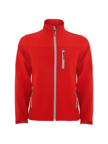 Antartida dziecięca kurtka typu softshell, czerwony