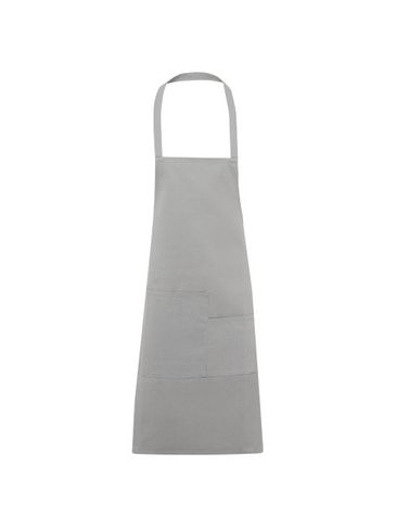 Fartuch Khana z bawełny o gramaturze 280 g/m², szary