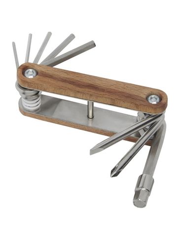 8-funkcyjne drewniane rowerowe narzędzie multi-tool Fixie, drewno