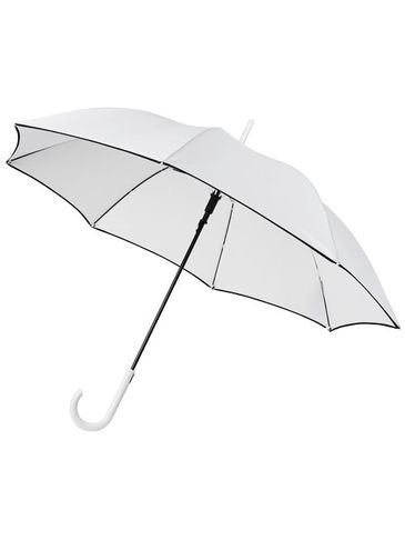 Wiatroodporny, automatyczny kolorowy parasol Kaia 23”, biały