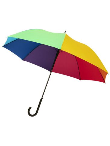Wiatroodporny parasol 23” Sarah z automatycznym otwieraniem, tęczowy