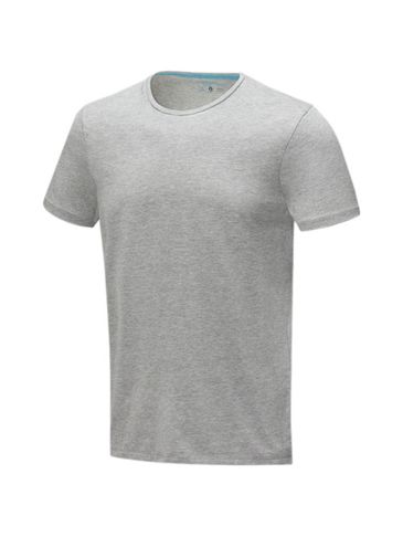 Męski organiczny t-shirt Balfour, szary melanż