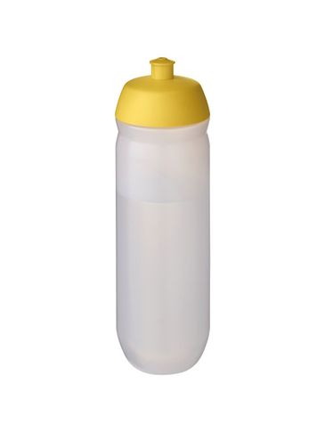 Bidon HydroFlex™ Clear o pojemności 750 ml, żółty / szroniony bezbarwny