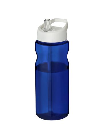 Bidon H2O Eco o pojemności 650 ml z wieczkiem z dzióbkiem, niebieski / biały