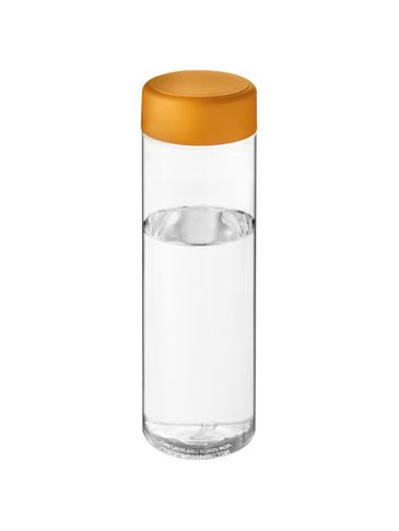H2O Active® Vibe 850 ml screw cap water bottle, przezroczysty / pomarańczowy