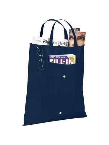 Składana torba z włókniny Maple, granatowy