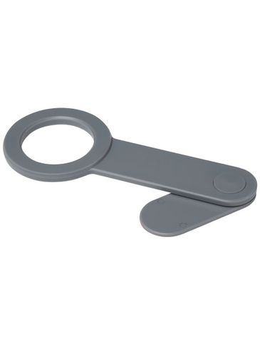 Hook uchwyt na telefon na biurko z tworzyw sztucznych pochodzących z recyklingu, szary